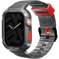 Skinarma Band Case 2In1 Voor Apple Watch 45Mm 44Mm Smoke Set