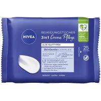 Nivea Crème Care 3-in-1 Reinigingsdoekjes – 25 Stuks – Voor Alle Huidtypen