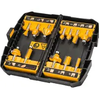 DeWalt 12-delige Frezenset DT90016-QZ