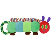 Carle, Eric pluche rupsje nooit genoeg trek flostouw - 41 cm