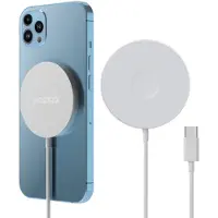 Accezz Wireless Charger USB-C - MagSafe Draadloze Oplader - 1 meter - Wit