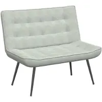 vidaXL Bankje 110x74x84 cm fluweel lichtgrijs