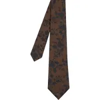 Paul Smith Men Tie Floral Brown Maat: OS | Stropdassen Outlet | Heren | Bruin