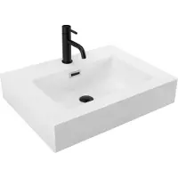 REA Alison White Opzetwastafel Wit 61x46 cm