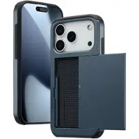 IMoshion Backcover met pasjeshouder voor de Apple iPhone 17 Pro - Donkerblauw