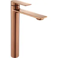 REA Wastafelkraan Copper Brush High