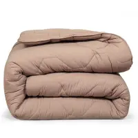 DoubleDry 2 in 1 Dekbed 200x220 - Tweepersoons wasbaar dekbed zonder overtrek - taupe xl
