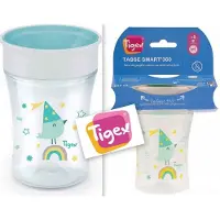 Tigex | Slimme mok | drinkbeker | 360° | 9+ m | 250 ml | turkoois 9+ m