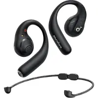 Soundcore AeroFit Pro oordopjes met haak draadloos voor bellen/muziek/sport/alledaags bluetooth zwart