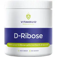 Vitakruid D-Ribose 100% puur geferm uit glucose (450 gram)