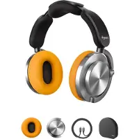 Dyson OnTrac Koptelefoon Draadloos Noise Cancelling Aluminium Geel