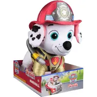 Ryhmä Hau - Brandweerredding - Knuffel met brandblusserrugzak en slang, 25,5 cm