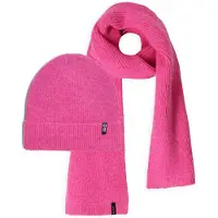 Tumble 'n dry Meisjes Mutsen Beanie + Scarf - Roze - Maat 122/164
