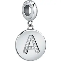 Morellato DROPS SCZ1144 STAINLESS STEEL LETTER A BEDEL MET KRISTALLEN 1 STUK