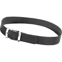 FHB Burkhard Leren riem, enkele doorn Zwart maat 105 cm uniseks