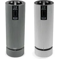 Peugeot - Line Elektrische Peper- en Zoutmolen set carbon aluminium 15 cm
