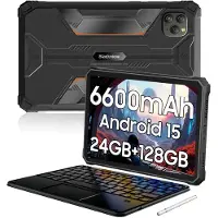 Blackview Active 5 - Tablet - Met Toetsenbord - 24GB RAM - 128GB ROM - Dual 4G SIM+WiFi - 8.68 inch - 6600mAh - Octa Core - Android 15 Bluetooth 5.2 - NFC - OTG - Zwart