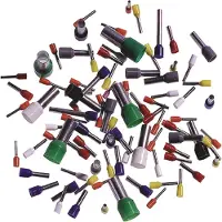 Lapp 61801810 Adereindhulzen 6 mm² Deels geïsoleerd Geel 100 stuk(s)