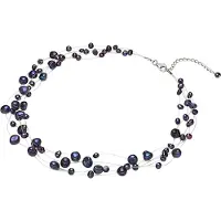 Valero Pearls Ketting donkerblauw