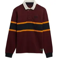 Superdry Shirt oranje / bordeaux / zwart