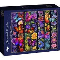 Bluebird Puzzle legpuzzel Flowers and Flyers - 1500 stukjes kleurrijk.