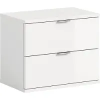 Xonox Home ProjektX schoenenkast bank 2 laden wit hoogglans.
