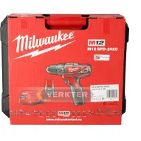 Milwaukee M12 BPD-202C Subcompactslagboormachine (accu boormachine) (accu klopboormachine)