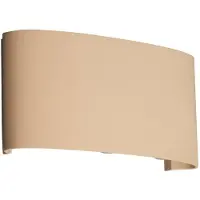 FISCHER&HONSEL GMBH LED-wandlamp buiten Berlin, crème / amber, metaal, Modern, LED wandlamp buiten