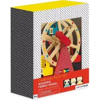 Sonstige Verlage Draaimolen Houten Speelgoed, 2 Dierenfiguren Inclusief - Vooraf Geassembleerd Houten Draaimolen Speelgoed