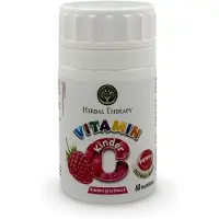 Herbal Therapy Vitamine C 100 mg Kinderen Framboos 60 St