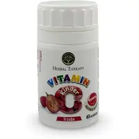 Herbal Therapy Vitamine C 100 mg Kinderen Druivensmaak 60 St