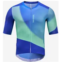 VAN RYSEL Racer 2 Unisex Jersey met korte mouwen Blauw/Groen || Maat: XL