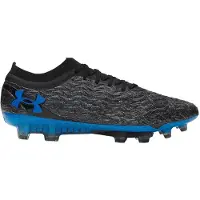 Under Armour Magnetico Elite 5 Gras Voetbalschoenen (FG) Zwart Blauw