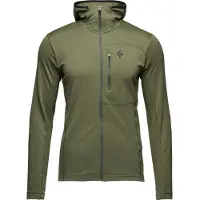 Black Diamond - Coefficient Fleece Hoody - Fleecevest S, olijfgroen