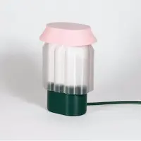 Warren & Laetitia Nour Tafellamp Forest Green | Pink