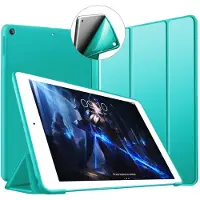 Ntech iPad Mini 4 hoes Mint Groen - iPad Mini 2 / 3 hoes Trifold Smart cover - iPad Mini hoes - Hoes iPad Mini 5 hoes bookcase - iPad Mini 1/2/3 hoesje soft Silicone Trifold case -