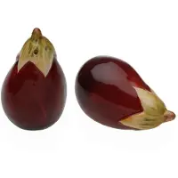 Versa Peper- en Zoutvat Keramisch Dolomite Aubergine 8,5 X 5,3 X 5,1 CM