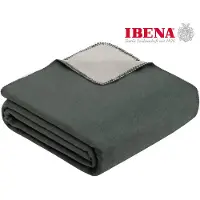 Ibena Plaid Sorrento Grijs/Zilver-220 x 240 cm