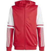 Adidas Sportief sweatvest 'SQ25' rood / offwhite