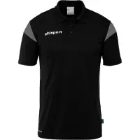 Uhlsport Squad 27 Short Sleeve Polo Zwart L Man