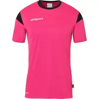 Uhlsport Squad 27 Shirt Korte Mouw Heren - Roze / Zwart | Maat: XL
