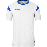 Uhlsport Squad 27 Shirt Korte Mouw Heren - Wit / Royal | Maat: 2XL