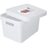 Curver Infinity - Opbergdoos - Opbergbox - mand met deksel 17L - Wit