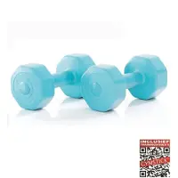 Gymstick Active Vinyl S 2 X 5kg Dumbbell Blauw 5 kg