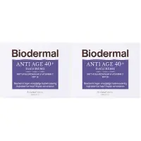 Biodermal 2x Dagcreme Anti-age 40+ 50 Ml