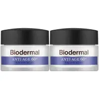 Biodermal 2x Nachtcrème Anti Age 60+ 50 Ml