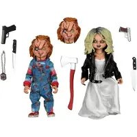 NECA Bride of Chucky: Chucky and Tiffany 8 inch Clothed Action Figure 2-Pack