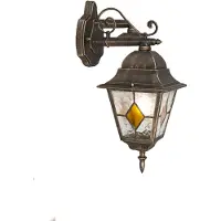 QAZQA Smart vintage buiten wandlantaarn brons incl. Wifi A60 - Antigua
