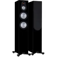 Monitor Audio Vloerstaande luidspreker Silver 300 7G Glanzend zwart - Verkocht per stuk