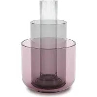 Umbra Layla vaas 15x27x15cm 3 stuks glas kleurmix 1017035-022